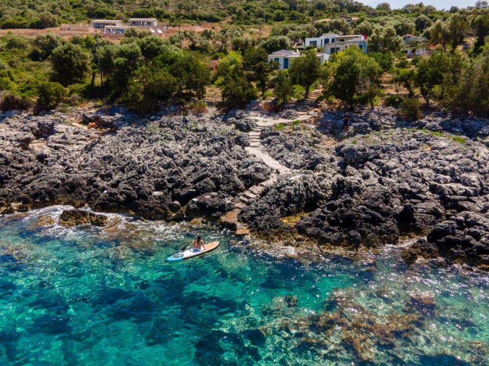 Zidanos Luxurious Sea Front Villa Marantochori Luaran gambar