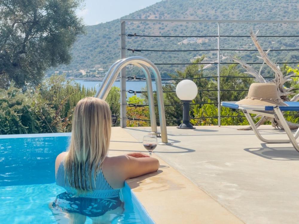 Zidanos Luxurious Sea Front Villa Marantochori Luaran gambar